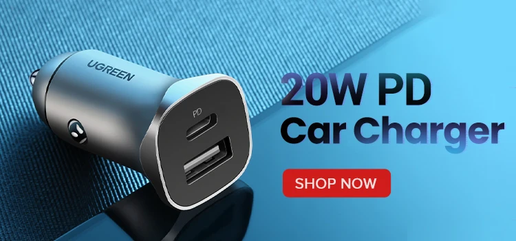 UGREEN Quick Charge 4.0 3.0 QC PD Charger 20W QC4.0 QC3.0 USB Type C Fast Charger for iPhone 14 13 12 8 Xiaomi Phone PD Charger
