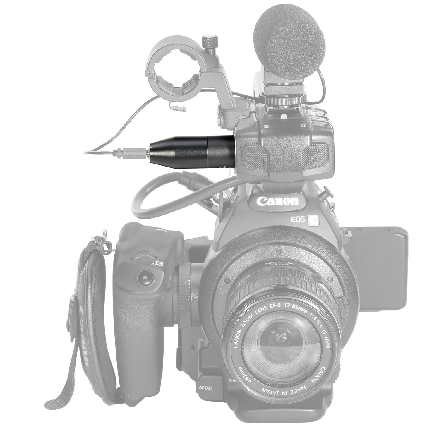BOYA 35C-XLR Pro 3.5mm TRS(Female) to XLR(Male) Adapter with Power Converts Fuction Microphone Adapter Mini-Jack to XLR Adapter