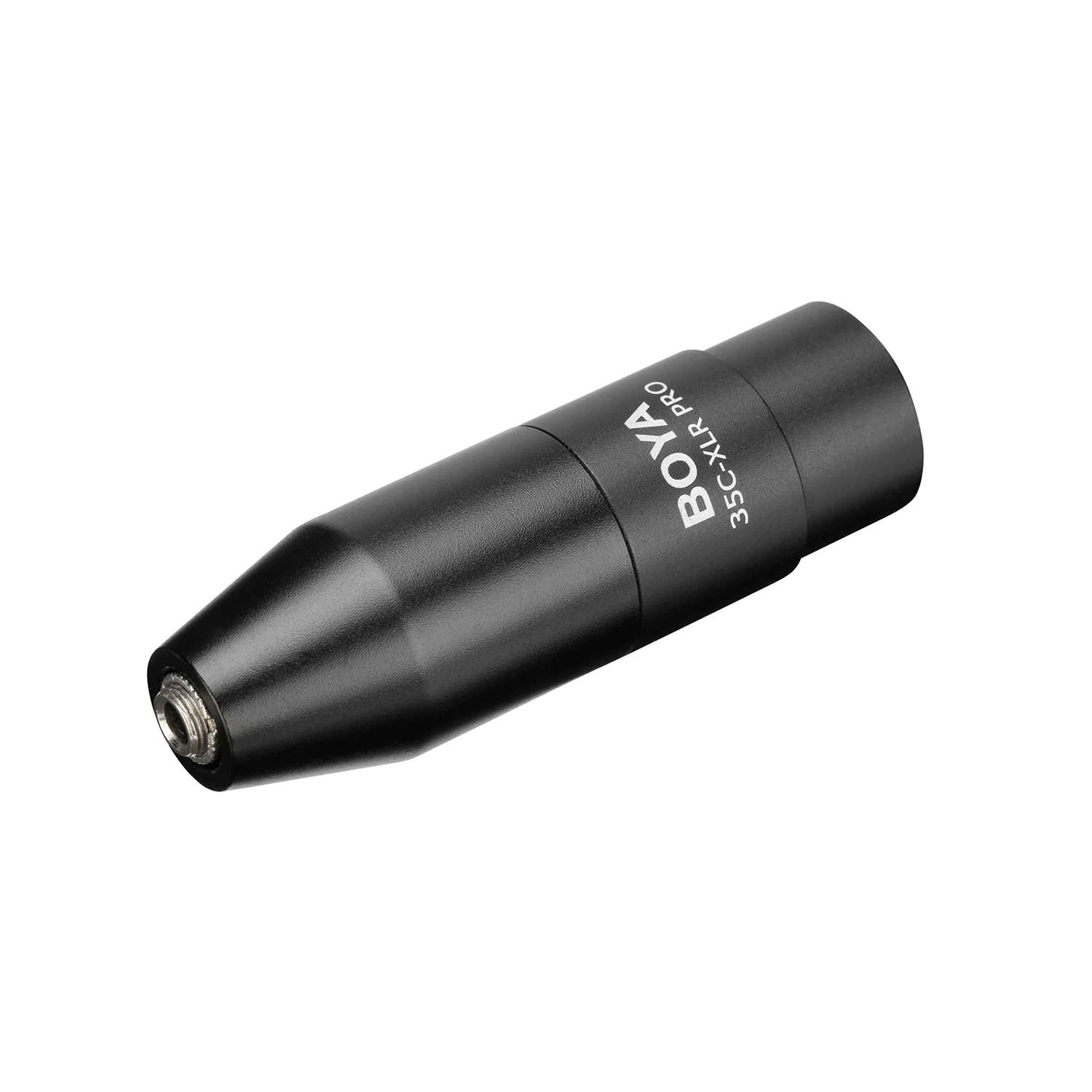 BOYA 35C-XLR Pro 3.5mm TRS(Female) to XLR(Male) Adapter with Power Converts Fuction Microphone Adapter Mini-Jack to XLR Adapter