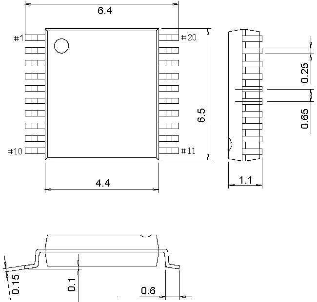 50Pcs/Lot CH32V003 Industrial-grade MCU, RISC-V2A, Single-wire Serial Debug Interface, System Frequency 48MHz