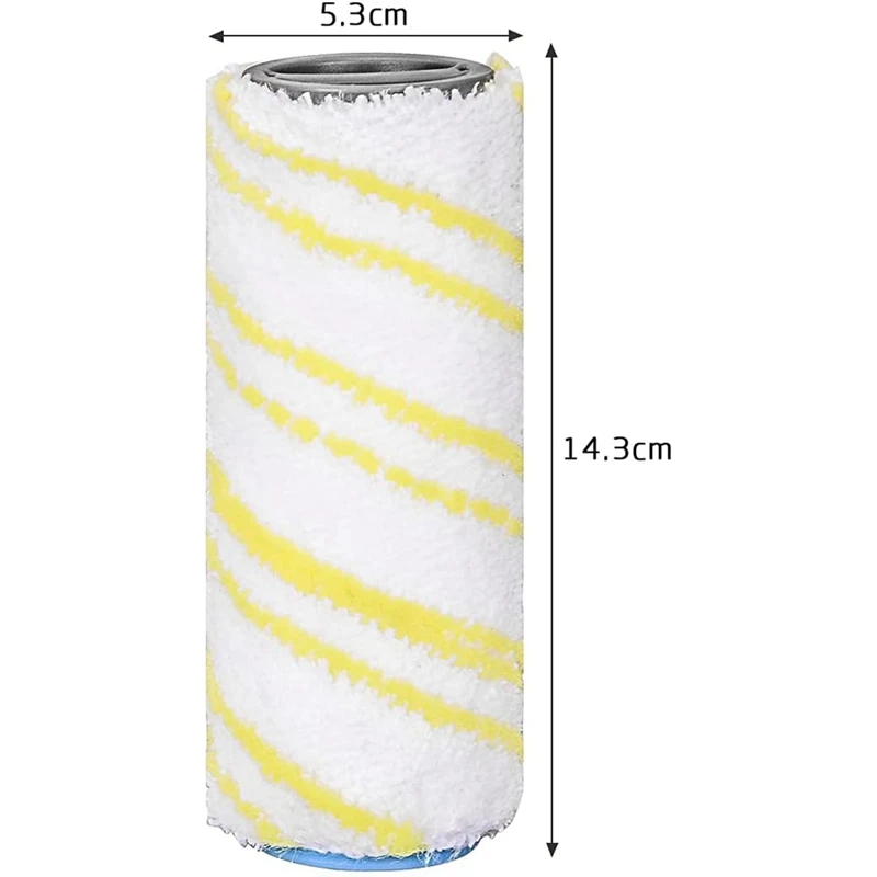 For Karcher FC7 FC5 FC3 Microfiber Rollers for Karcher 2.055-006.0 for Cleaning Hard Floors Smart Home Replacement Rollers