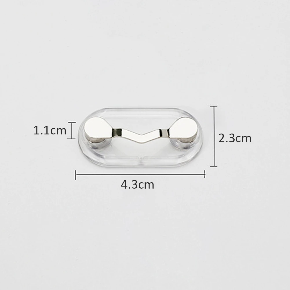 Portable Clothes Clip Magnetic Eyeglass Holder Glasses Clip Glasses Headset Line Clips Hang Magnet Hooks