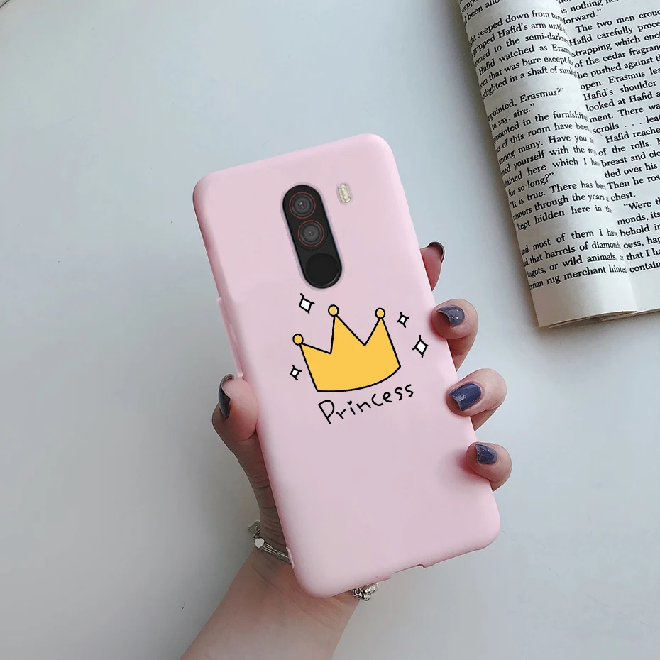 For xiaomi Pocophone F1 Case Poco F1 Cute Cat Cartoon Cover Silicone Soft TPU Phone Case For xiaomi Pocophone F1 Global F 1 Case