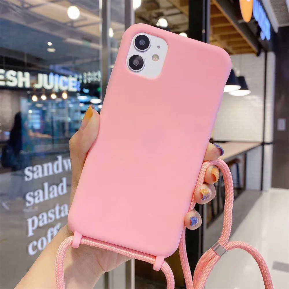 Crossbody Lanyard Cord Rope Strap Phone Case For Samsung A53 A13 A33 A73 A52S A12 A22 A32 A51 A71 A14 A54 A23 A15 A25 A35 Cover