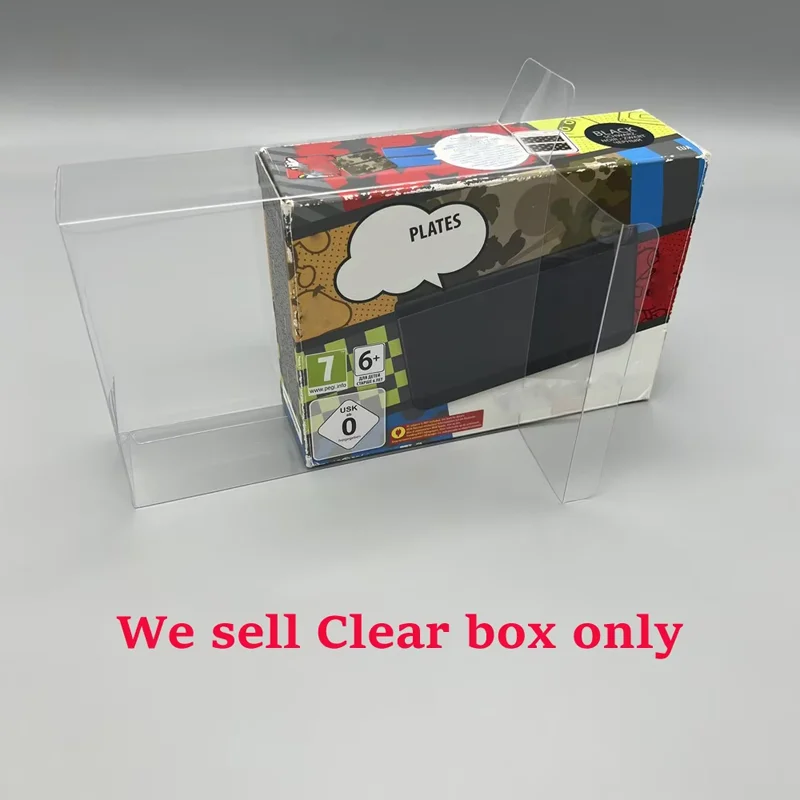 Transparent Clear box European version for New 3DS Game controller collection storage protective box