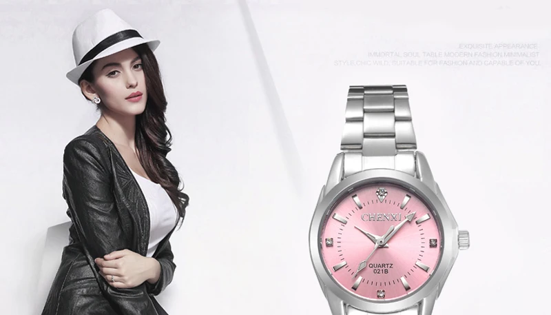 6 Colors CHENXI Brand Watch Luxury Women's Casual Watches Waterproof Watch Women Fashion Dress Rhinestone WristWatch CX021B