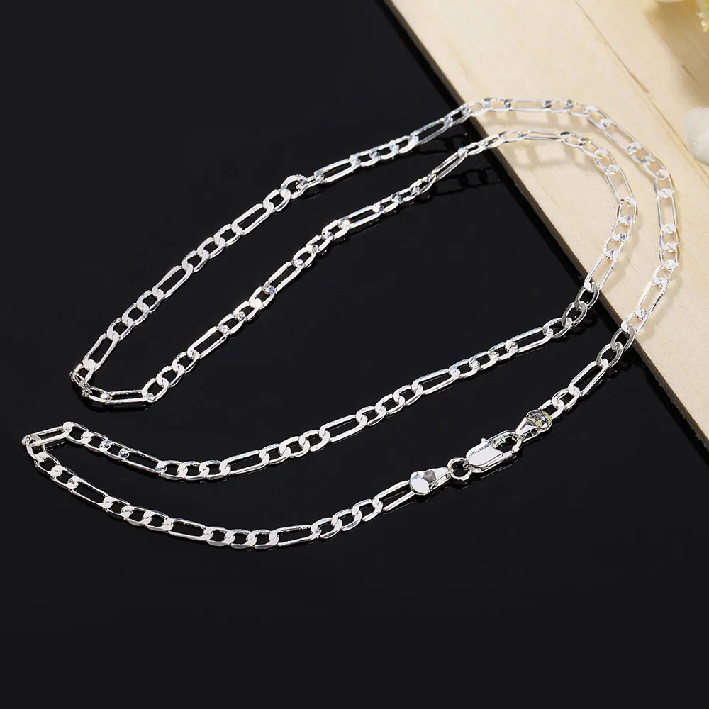 925 Sterling Silver 16/18/20/22/24/26/28/30 Inch Chains Necklace For Women Men Luxury Designer Jewelry GaaBou