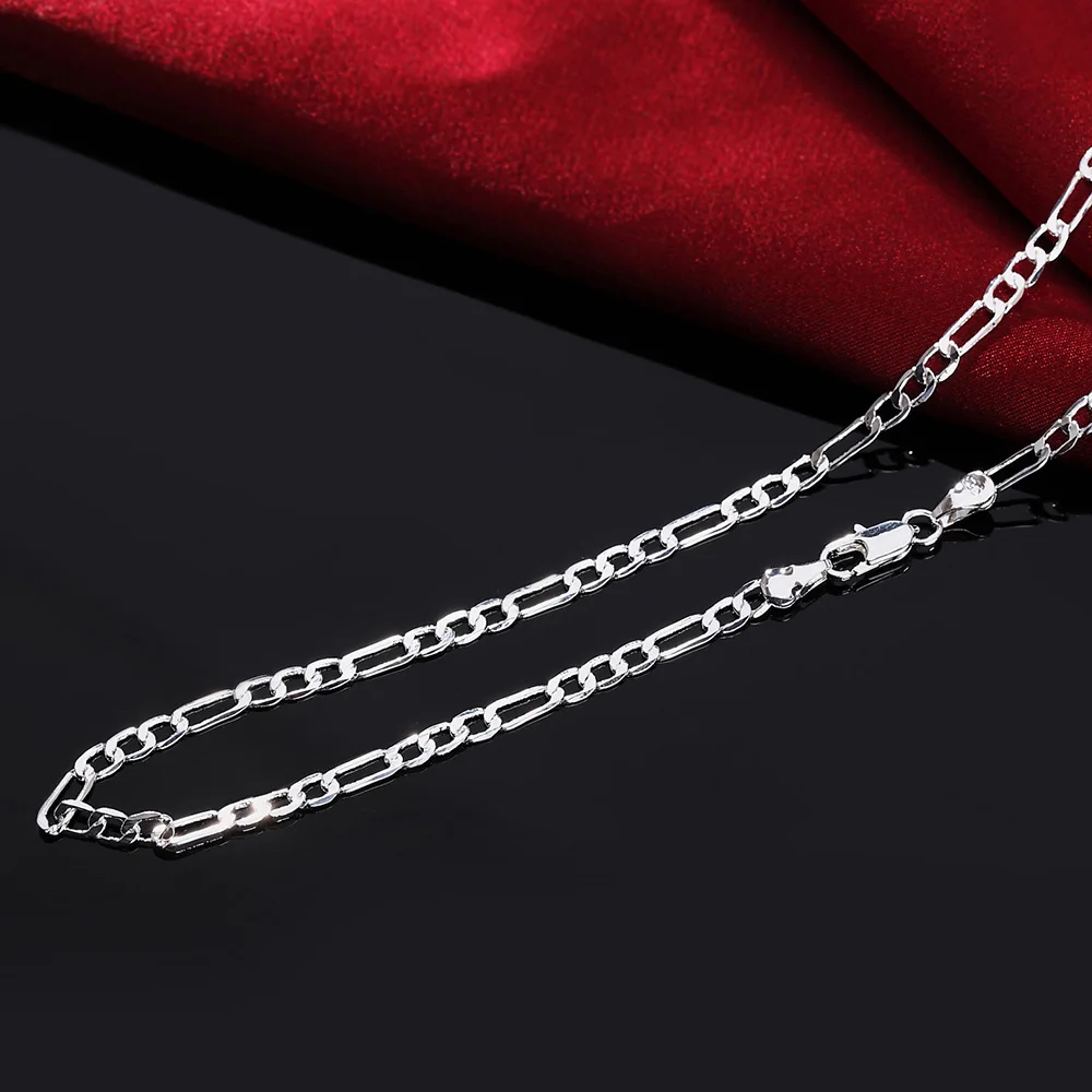 925 Sterling Silver 16/18/20/22/24/26/28/30 Inch Chains Necklace For Women Men Luxury Designer Jewelry GaaBou