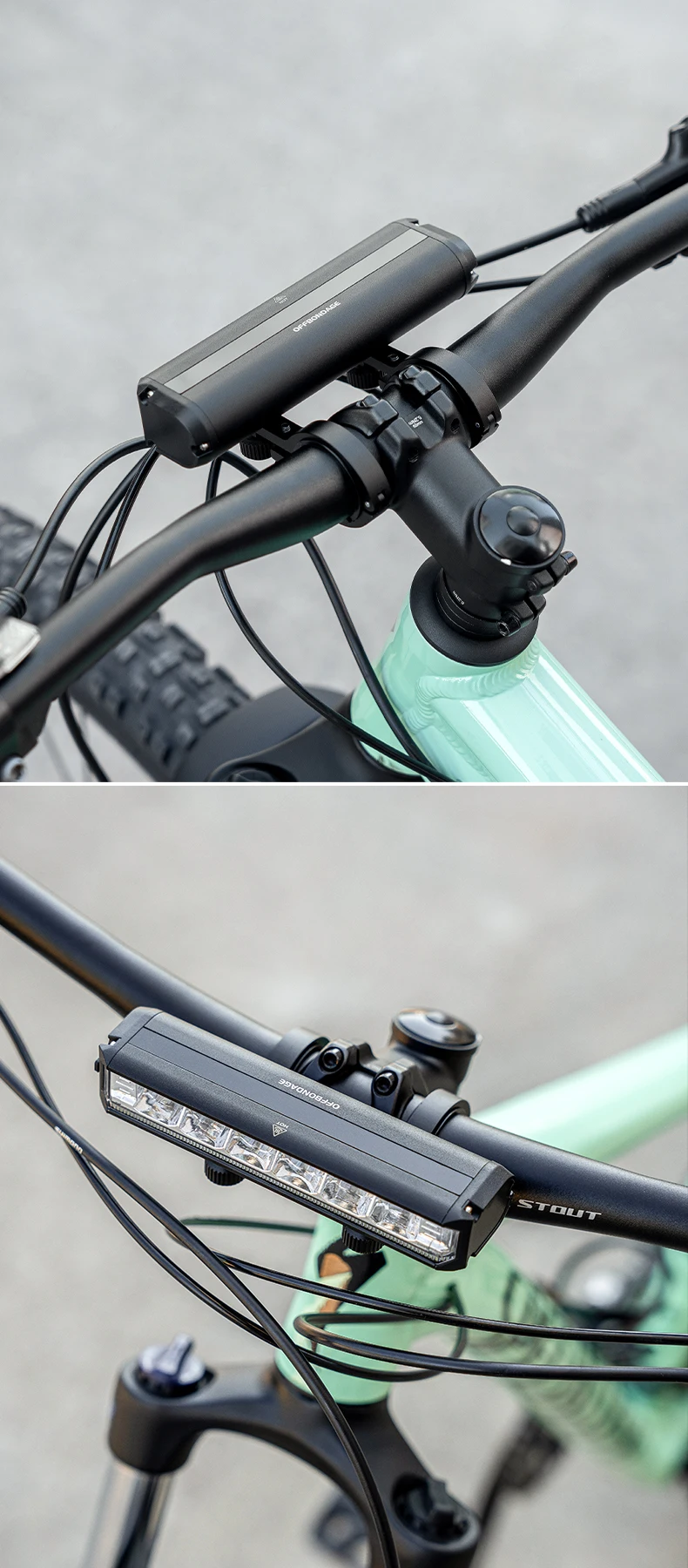OFFBONDAGE Bicycle Light Front 2600Lumen Bike Light 8000mAh Waterproof Flashlight USB Charging MTB Road Cycling Lamp Accessories