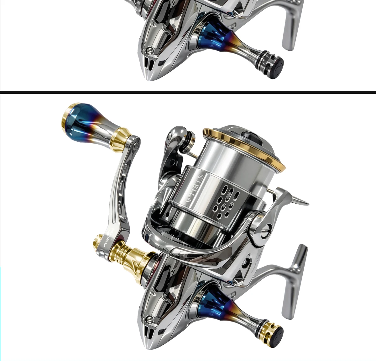 HEIGHTEN Fishing Reel Stand 38mm for Shimano Stradic Stella Daiwa Luvias Spinning Reel