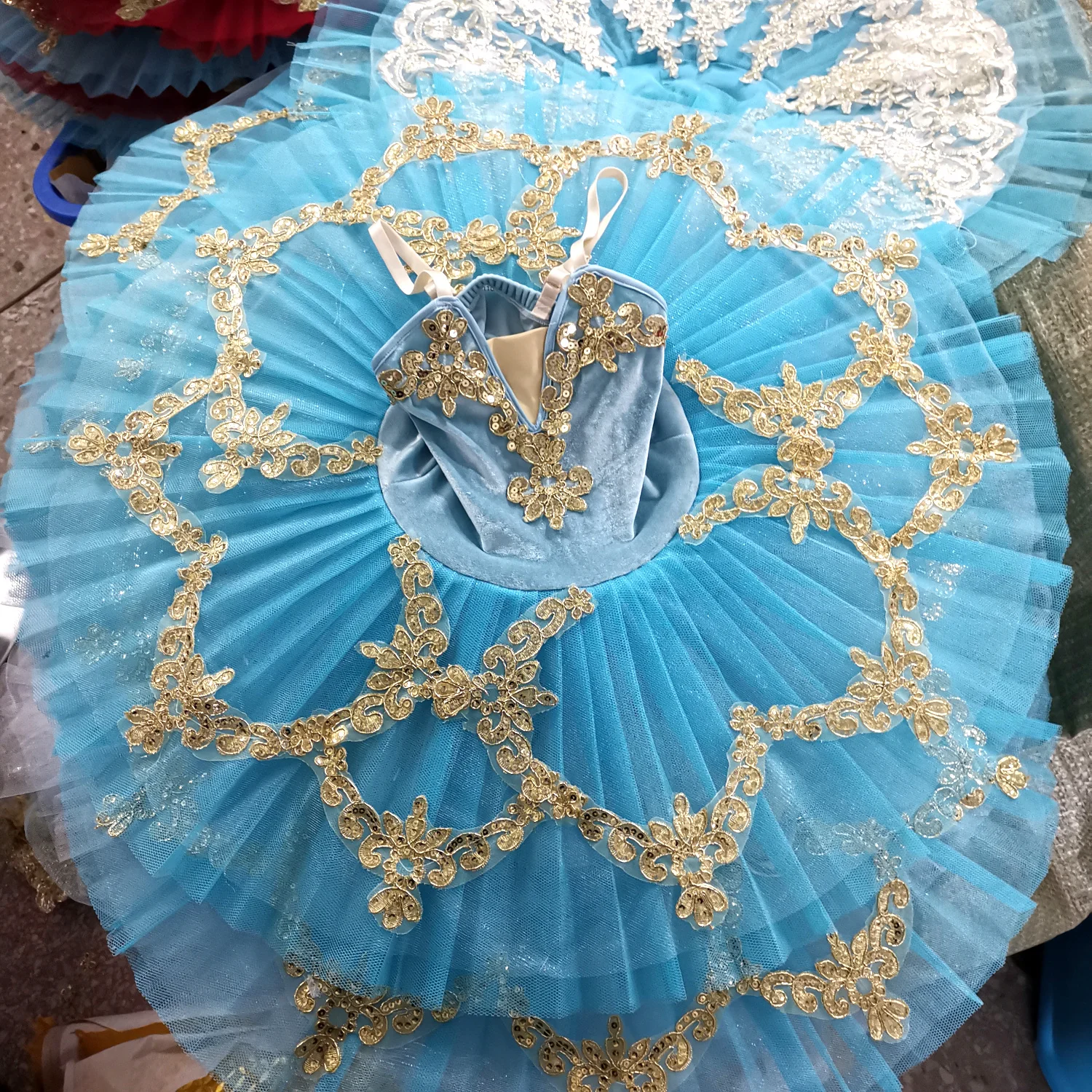 Red Black White Ballet Tutu Skirt Velvet Top Professional Belly Dance Costumes White Swan Lake Costumes Performance Clothing