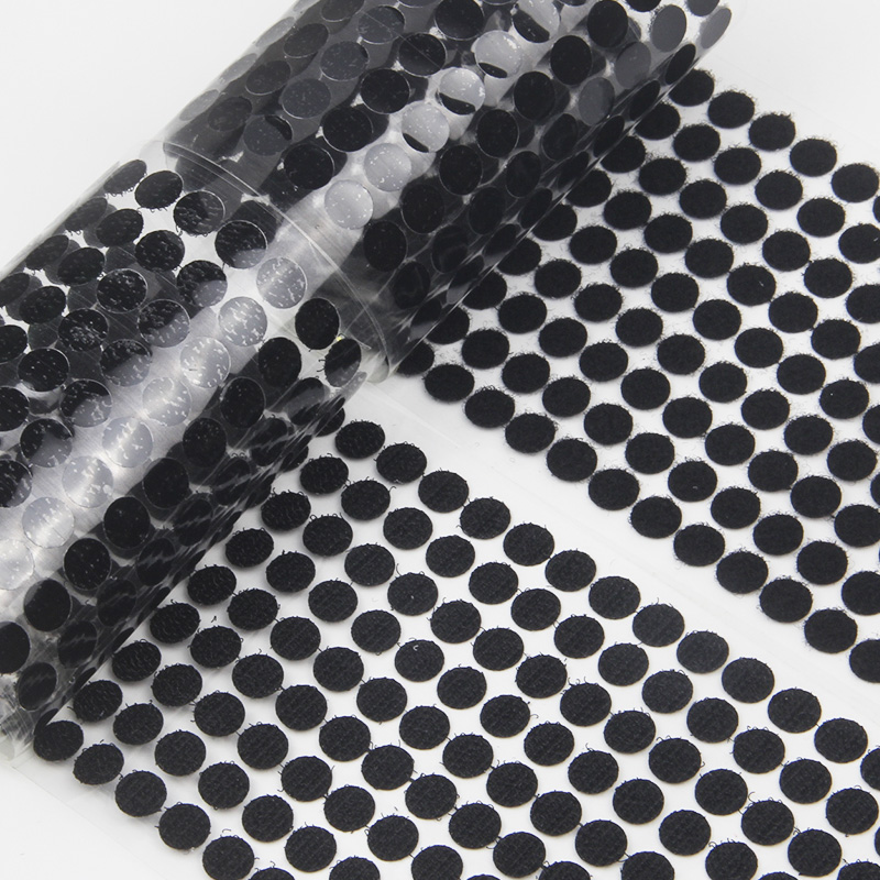 500/1000pair Dots Adhesive Fastener Tape 10/15/20mm Disc Dot Sticker Adhesive Strong Glue Magic Sticker Round Coins Hook Loop