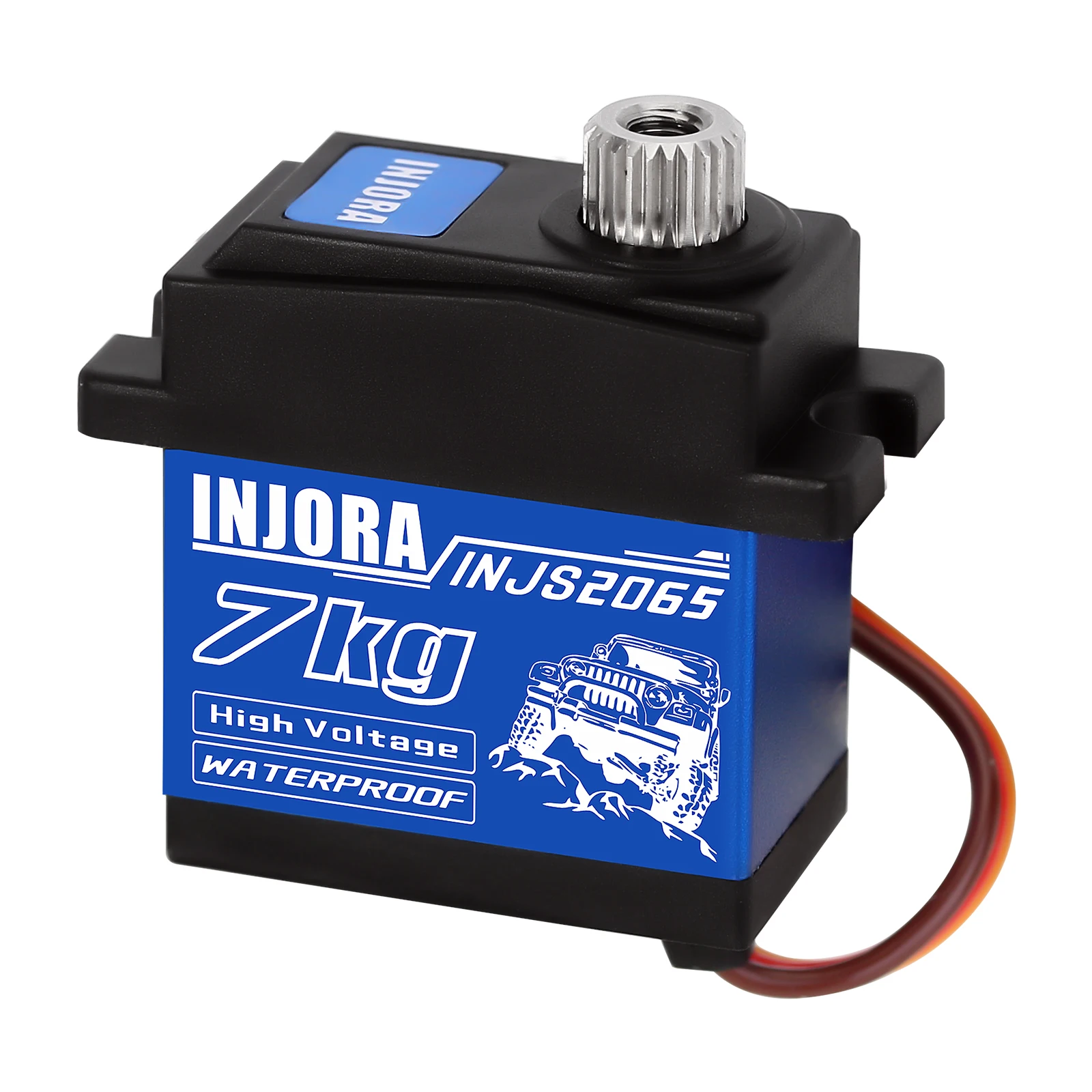 INJORA INJS2065 7KG High Voltage Waterproof Metal Gear 2065 Digital Micro Servo