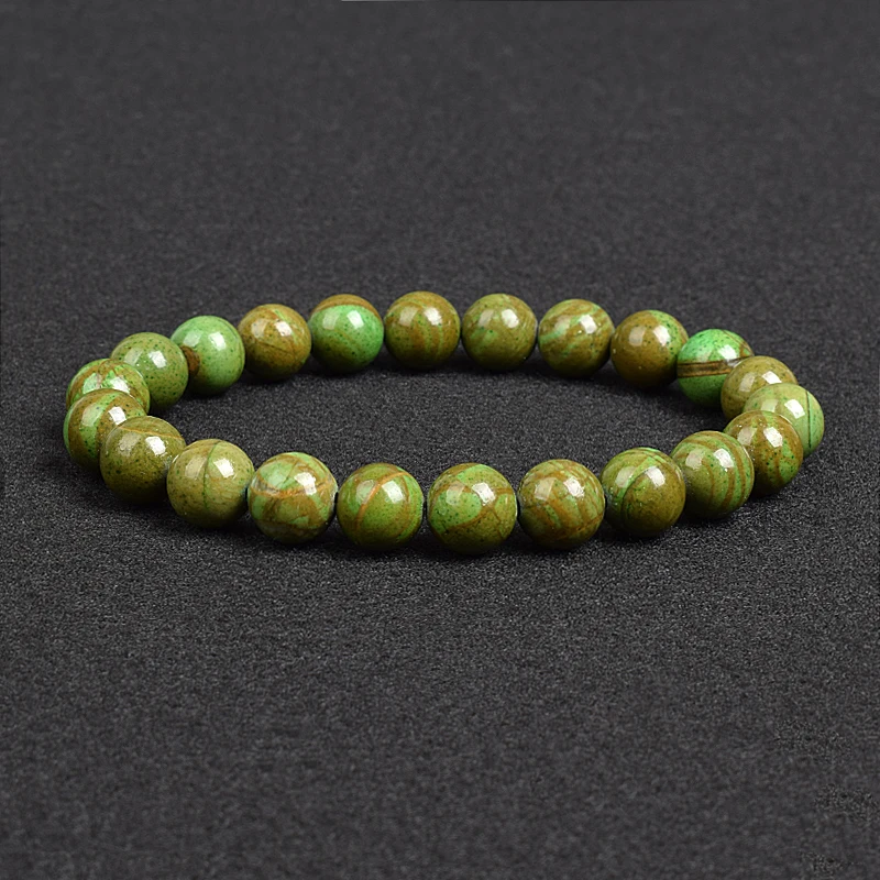Genuine Natural Stone Bracelet Apatite Lapis Lazuli Agate Crystal Tiger Eye High Quality Gem Beads Bracelet Homme Jewelry Bangle