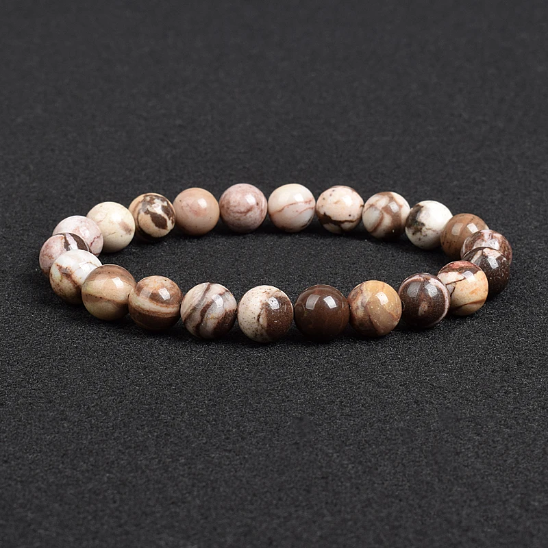 Genuine Natural Stone Bracelet Apatite Lapis Lazuli Agate Crystal Tiger Eye High Quality Gem Beads Bracelet Homme Jewelry Bangle
