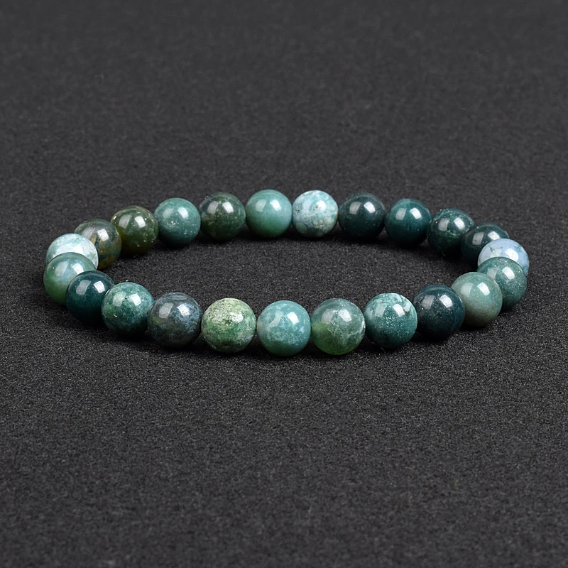 Genuine Natural Stone Bracelet Apatite Lapis Lazuli Agate Crystal Tiger Eye High Quality Gem Beads Bracelet Homme Jewelry Bangle