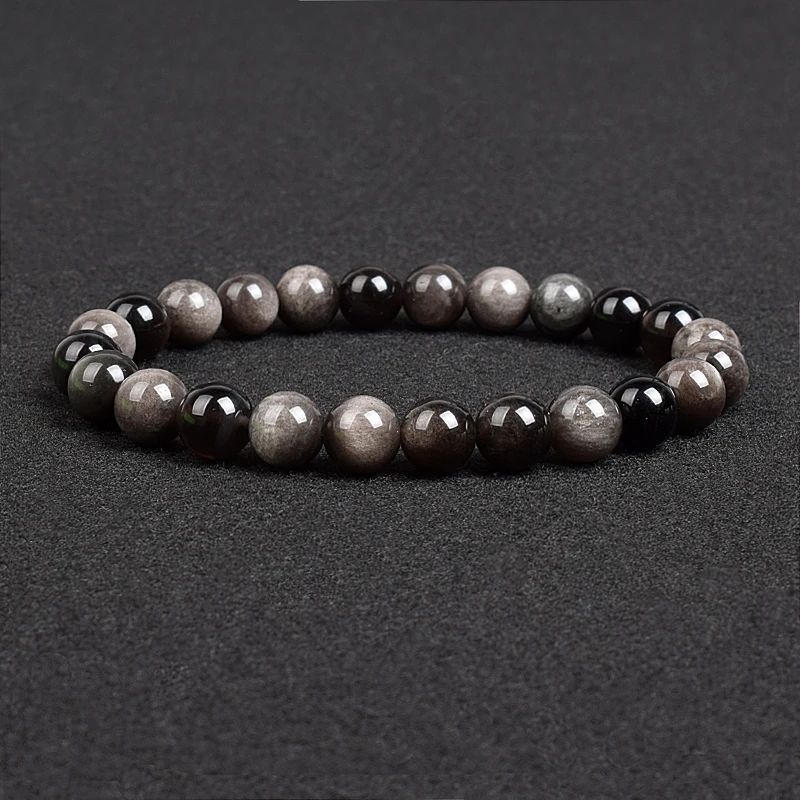 Genuine Natural Stone Bracelet Apatite Lapis Lazuli Agate Crystal Tiger Eye High Quality Gem Beads Bracelet Homme Jewelry Bangle
