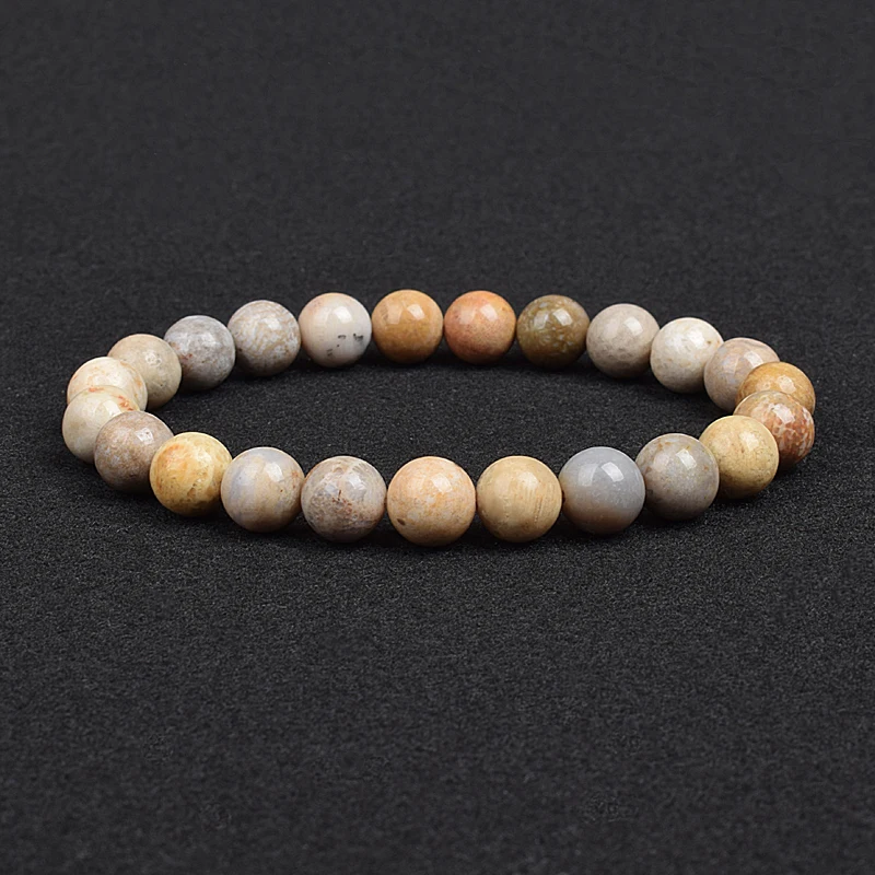 Genuine Natural Stone Bracelet Apatite Lapis Lazuli Agate Crystal Tiger Eye High Quality Gem Beads Bracelet Homme Jewelry Bangle