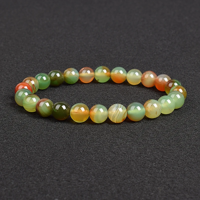 Genuine Natural Stone Bracelet Apatite Lapis Lazuli Agate Crystal Tiger Eye High Quality Gem Beads Bracelet Homme Jewelry Bangle