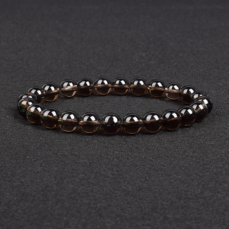 Genuine Natural Stone Bracelet Apatite Lapis Lazuli Agate Crystal Tiger Eye High Quality Gem Beads Bracelet Homme Jewelry Bangle