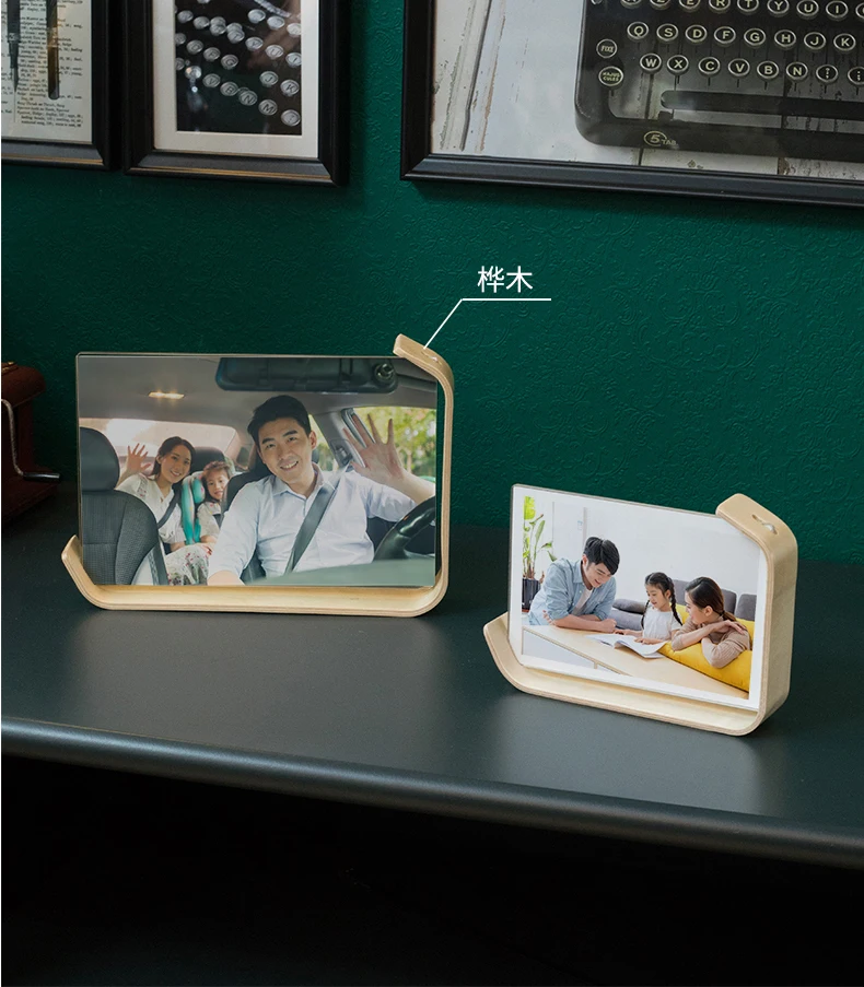 VCC Acrylic Wooden Photo Frame Herbarium Display Frame DIY Frame Photo Frames For Wedding Party Picture Frame Photo Decor