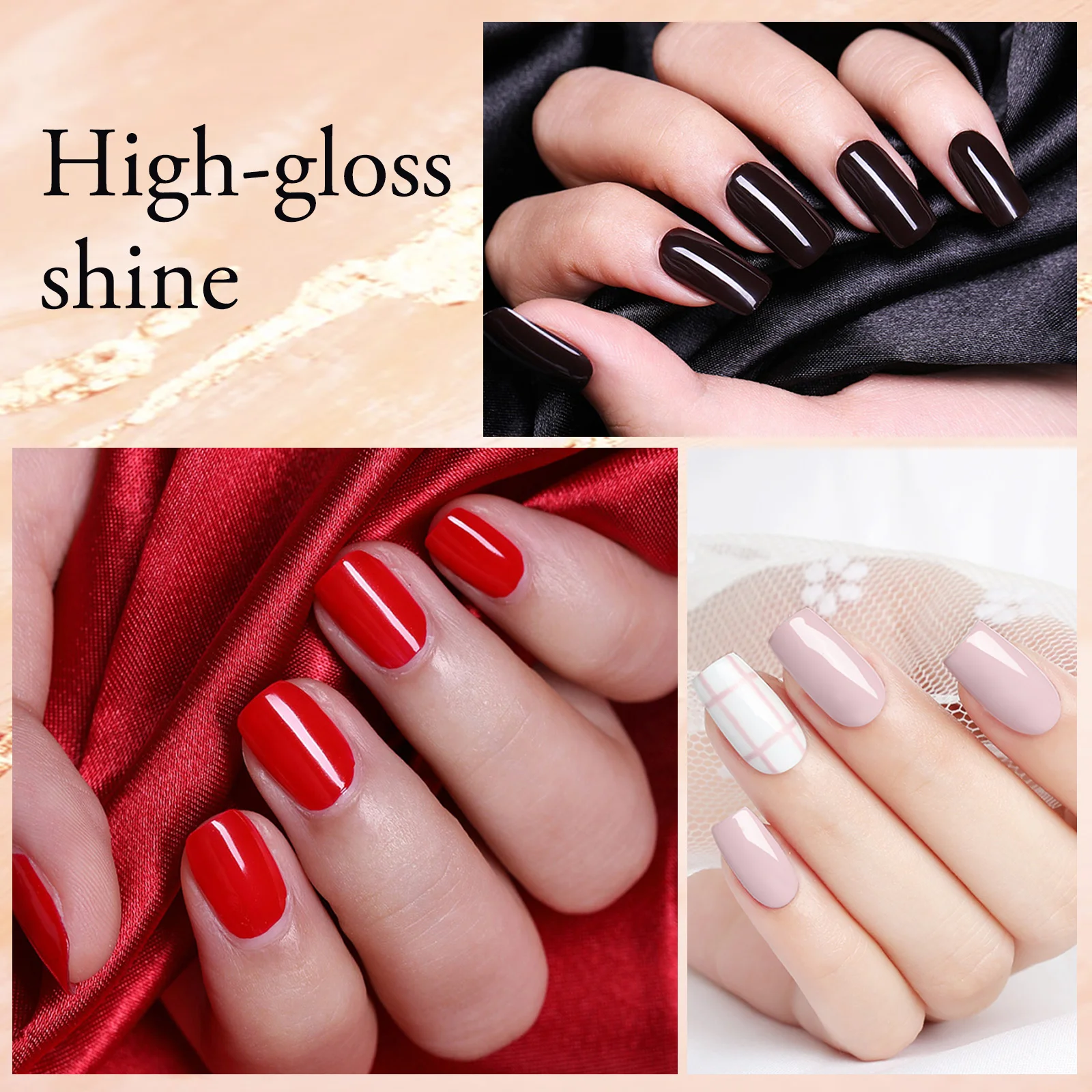 VENALISA Nail Gel Polish VIP4 Pastel Varnish Semi Permanent Soak off UV LED Nail Gel Lacquer Full Coverage Hema Free Gel Varnish