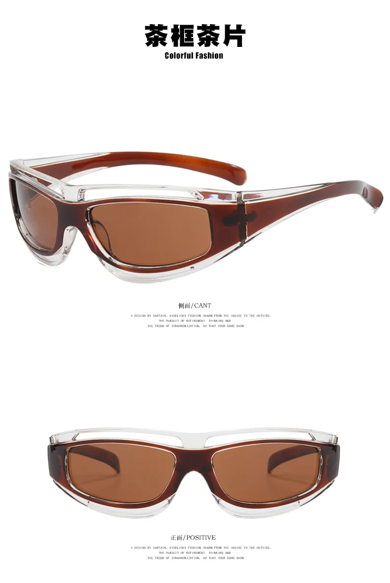 Cat Eye Glasses Punk Style Women Sunglasses Fashion Eyewear Future Technology Sense Sunglasses Men Women Trend Sun Glasses