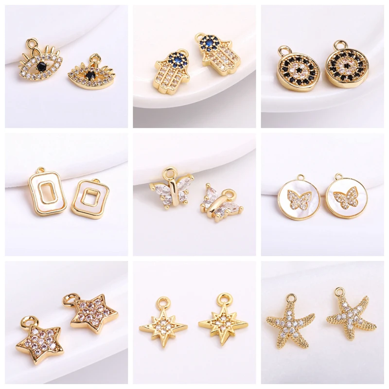 14K Gold Plated Lobster Claw Clasps with Extender Chain Brass Metal Extension Extended Lobster Tail Chains Clasps Connectors