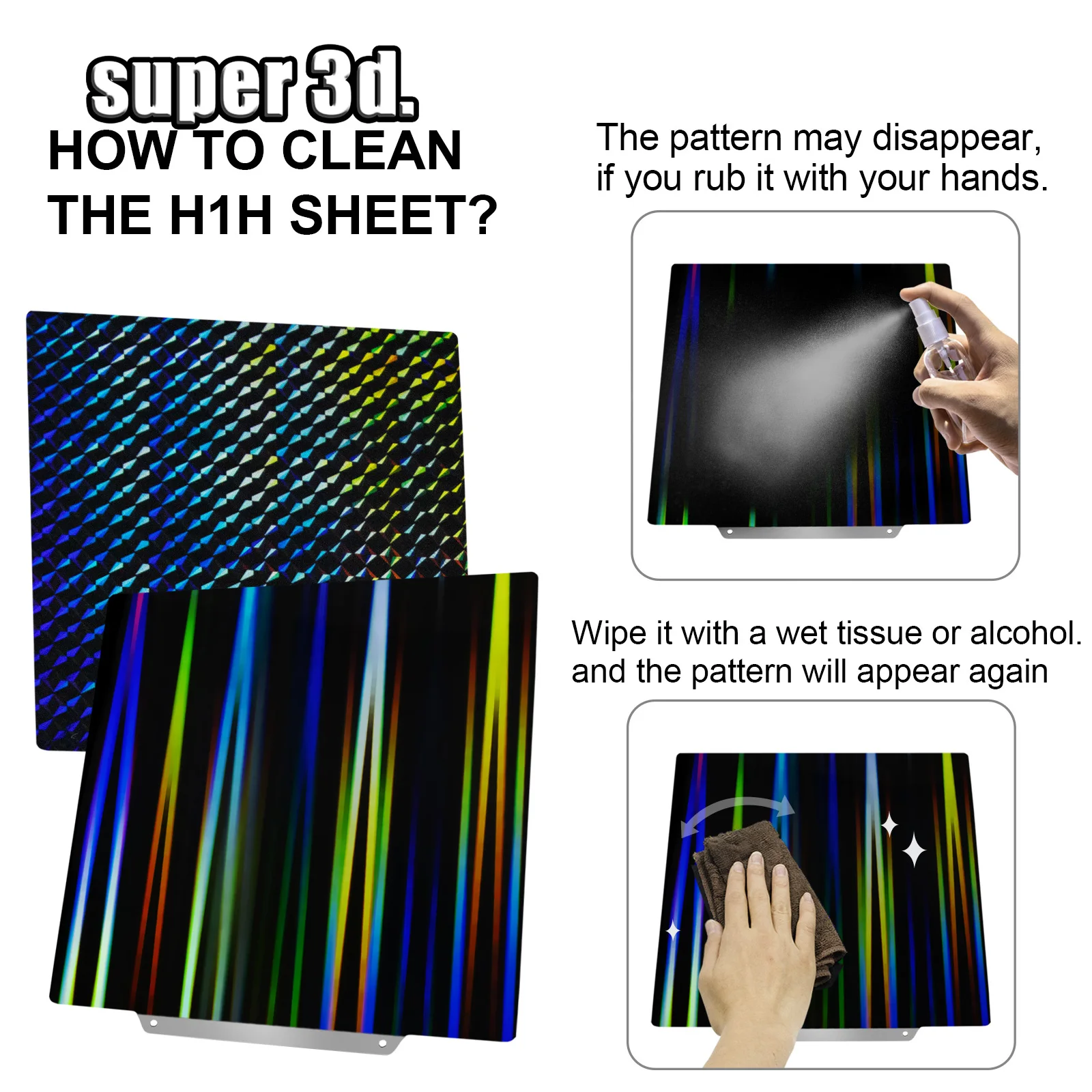 300/180/220/235/310mm PEO Bulid Plate H1H Magnetic Double Sided PEY PET PEI Sheet For K1 Max Ender 3 5 CR10 P1P X1 MK3S Upgrade