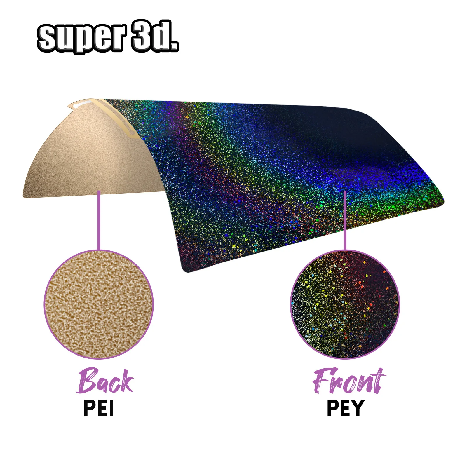 300/180/220/235/310mm PEO Bulid Plate H1H Magnetic Double Sided PEY PET PEI Sheet For K1 Max Ender 3 5 CR10 P1P X1 MK3S Upgrade