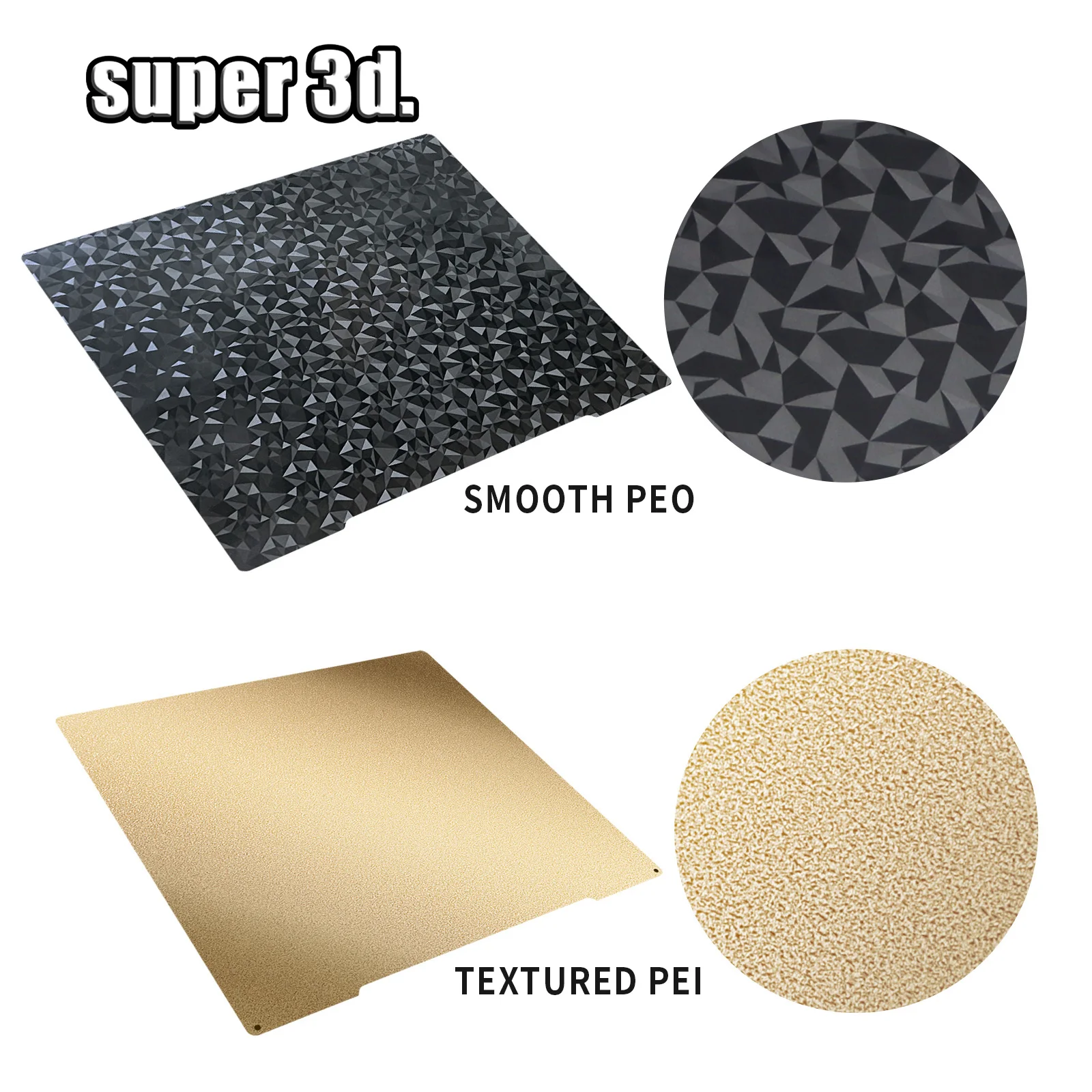 300/180/220/235/310mm PEO Bulid Plate H1H Magnetic Double Sided PEY PET PEI Sheet For K1 Max Ender 3 5 CR10 P1P X1 MK3S Upgrade