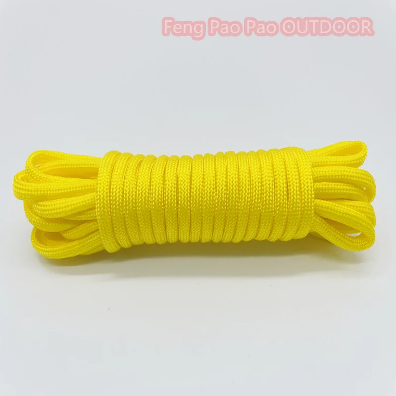 5 Meters Dia.4mm 7 Stand Cores Parachute Cord Lanyard Outdoor Camping Rope Climbing Hiking Survival Equipment Tent Accessories