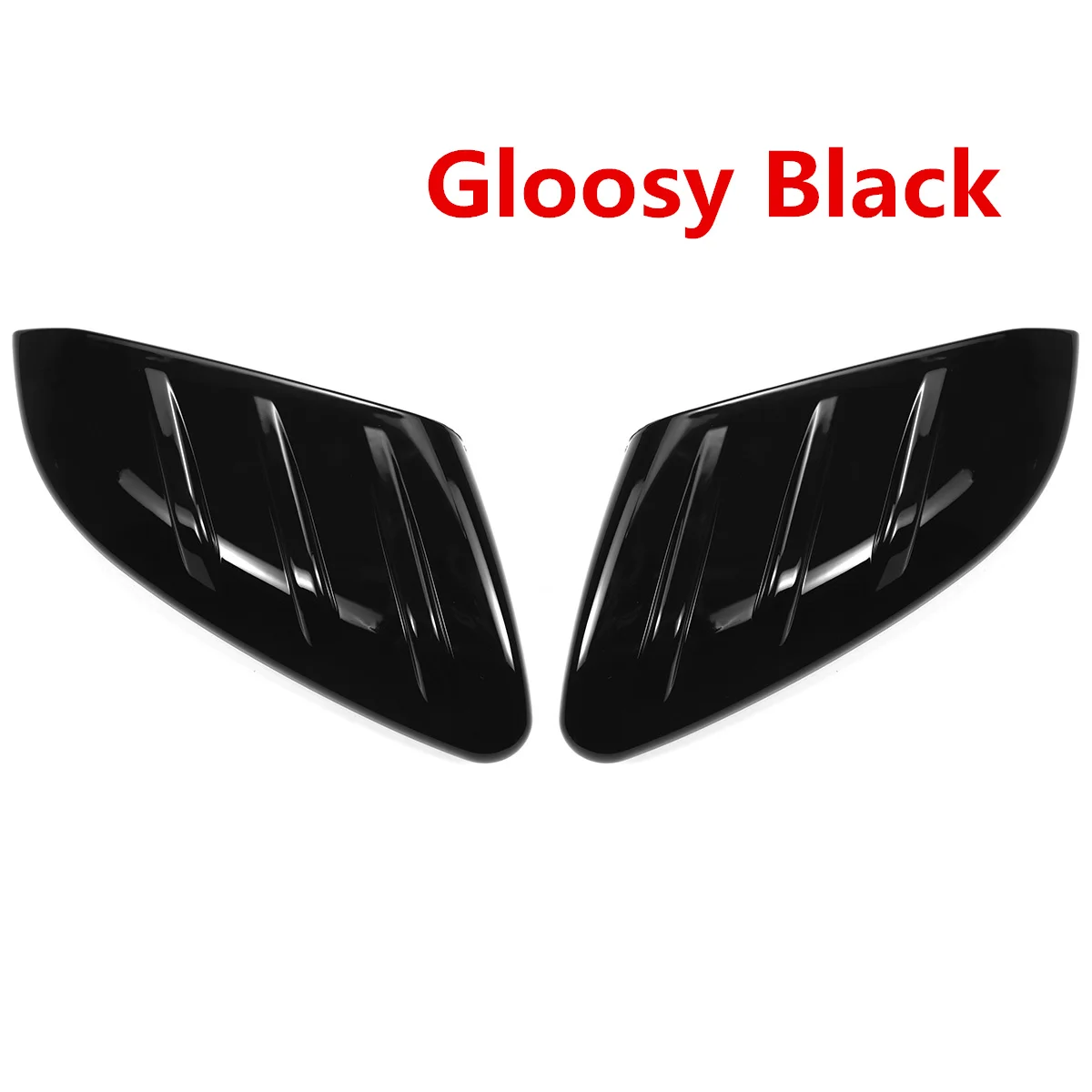 Pair Car Rearview Mirror Cover Glossy Black/Carbon Fiber Side Door Mirror Cover For Honda Civic 10th 2016 2017 2018 2019 2020
