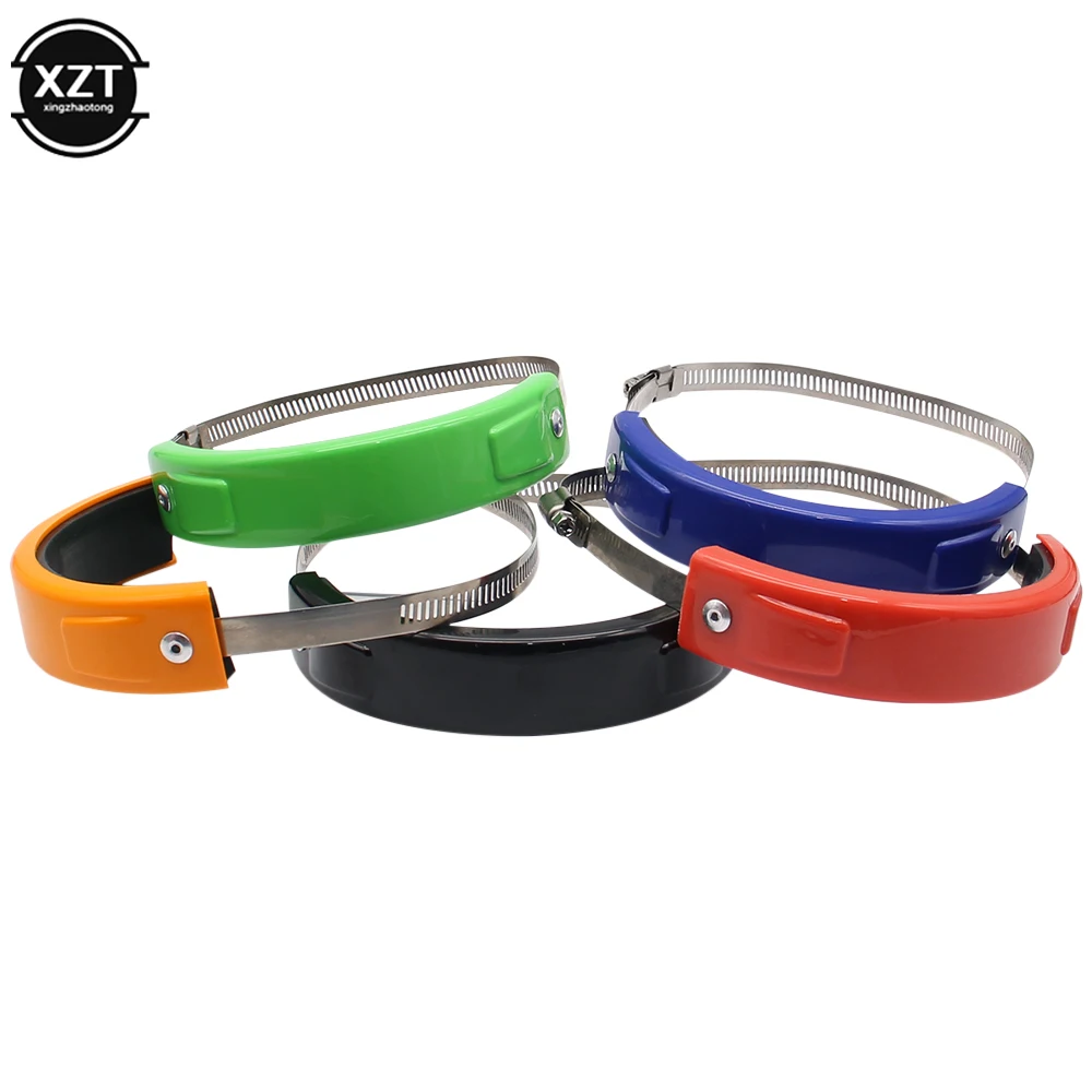 XZT Universal Motorcycle Accessories 100-160mm Round Exhaust Protector Exhaust Pipe Fixing Rings