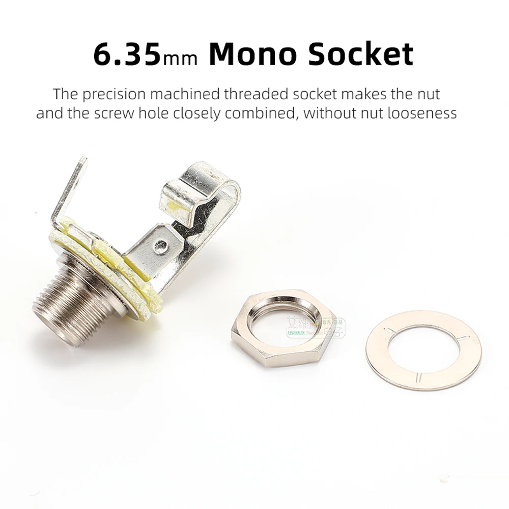 Neutrik's REAN TRS Stereo 6.35mm Metal Female Jack 3 Pole NYS230 Audio Panel Mounting Socket 1/4" TS Mono Jack,PCB Socket NYS215