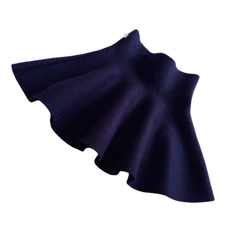 2-10Year Toddler Baby Girl Knit Tutu Skirt For Kids Autumn Winter Princess Skirts Mini Pleated Children's Clothing Girls Clothes