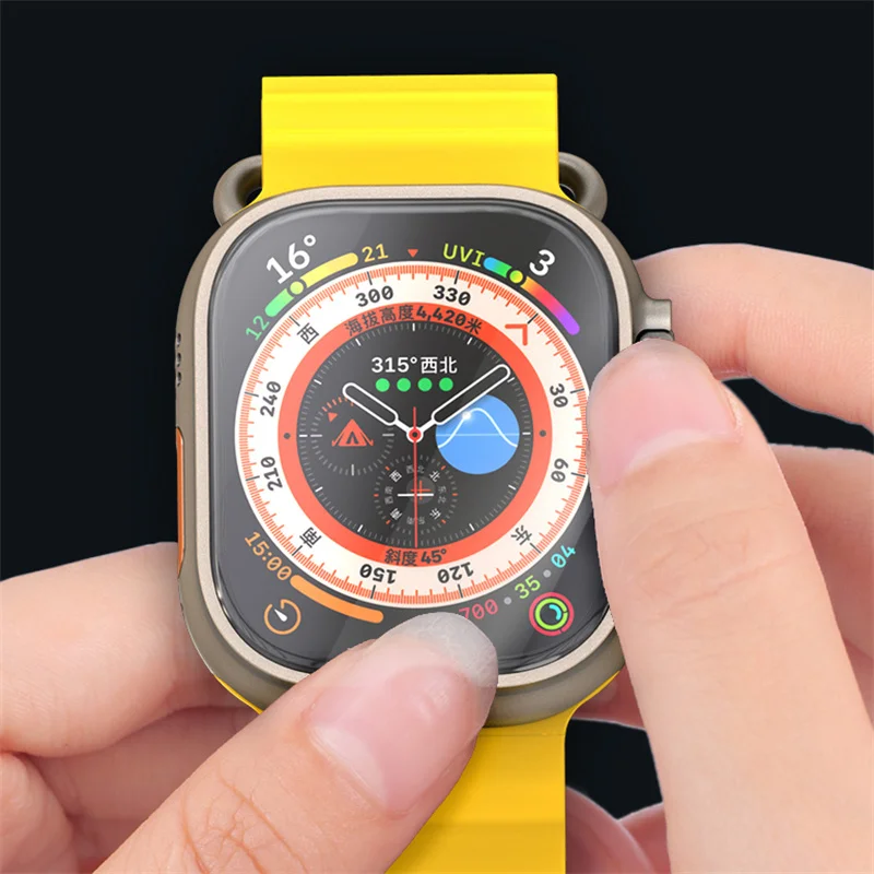 1-3PCS Tempered Glass Film For Apple Watch Ultra 3 49mm With Alignment Tool HD Screen Protector for iWatch Ultra 49 Easy Install