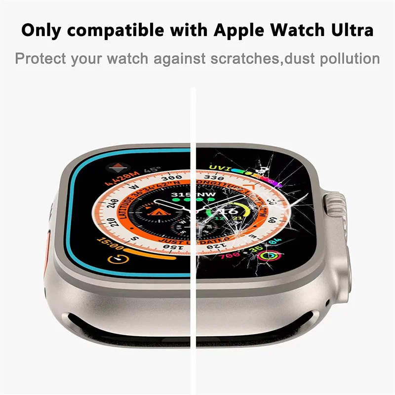 1-3PCS Tempered Glass Film For Apple Watch Ultra 3 49mm With Alignment Tool HD Screen Protector for iWatch Ultra 49 Easy Install