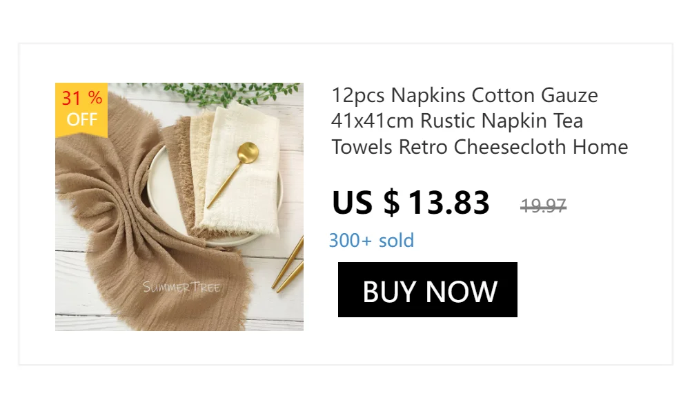 Large Napkins Cotton Gauze 41cm Napkin Muslin Tea Towels Dinner Retro Cheesecloth Wedding Party Rustic Table Decoration 16inch