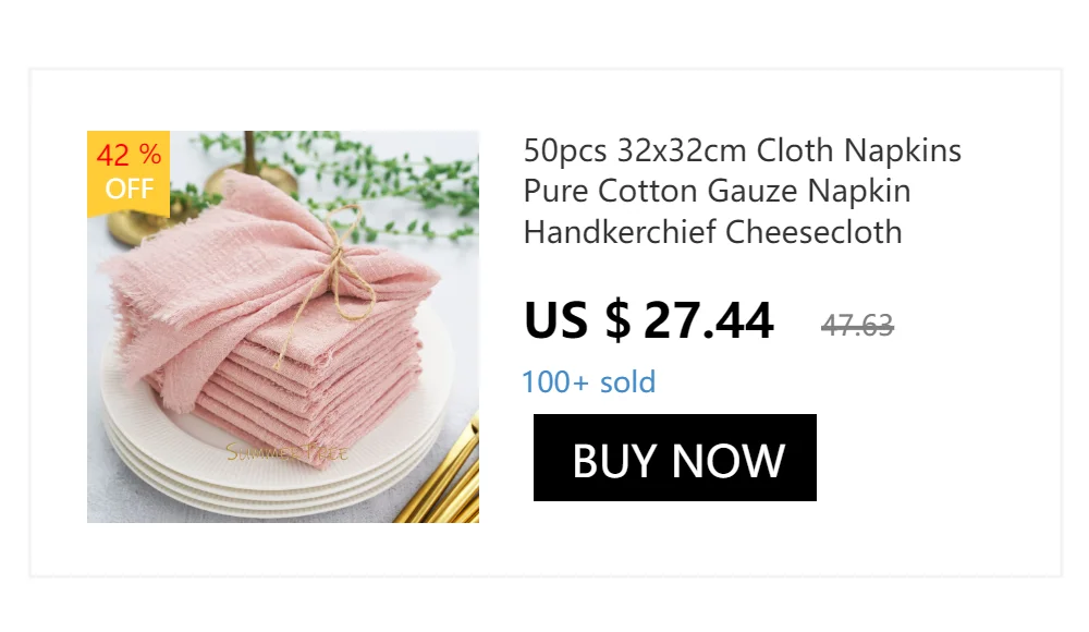 Large Napkins Cotton Gauze 41cm Napkin Muslin Tea Towels Dinner Retro Cheesecloth Wedding Party Rustic Table Decoration 16inch