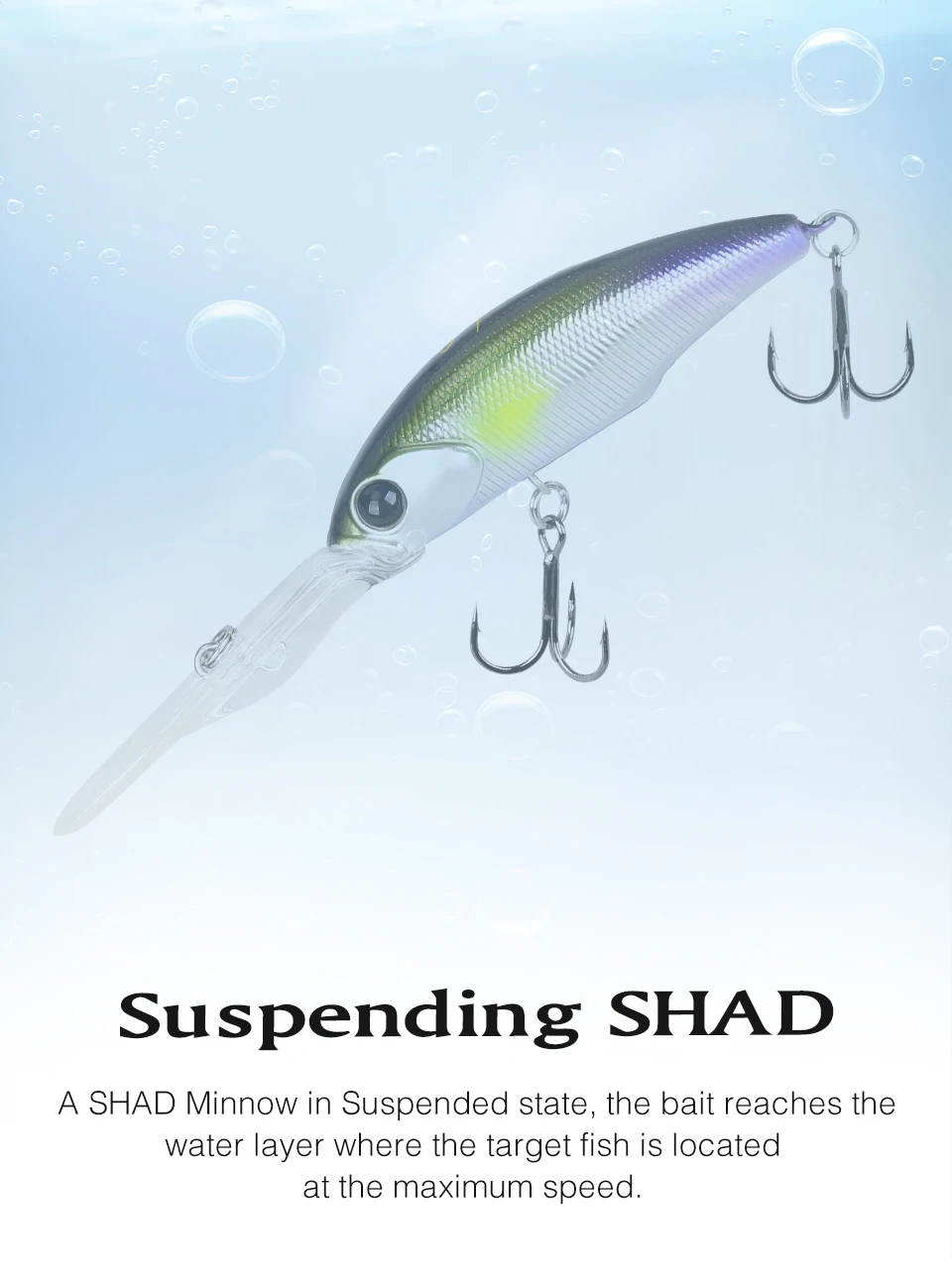 TSURINOYA 57sp Minnow Wobblers Pike Fishing Lure Artificial Bait Hard Swimbait 57mm 8.2g Crankbaits Professional Fishing Lures