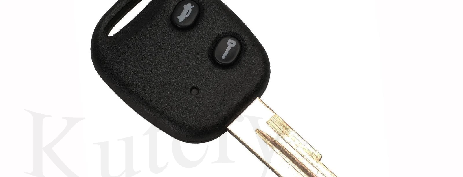 jingyuqin 2 Buttons For Chevrolet LOVA Sail Epica Lechi Spark Remote Key Uncut Brass Blade Blank Key Shell Replacement