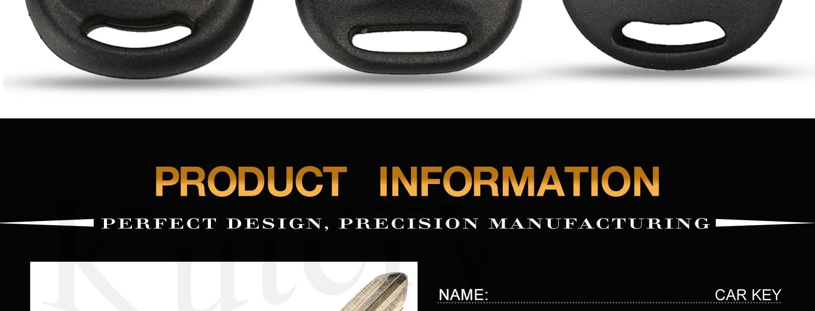 jingyuqin 2 Buttons For Chevrolet LOVA Sail Epica Lechi Spark Remote Key Uncut Brass Blade Blank Key Shell Replacement