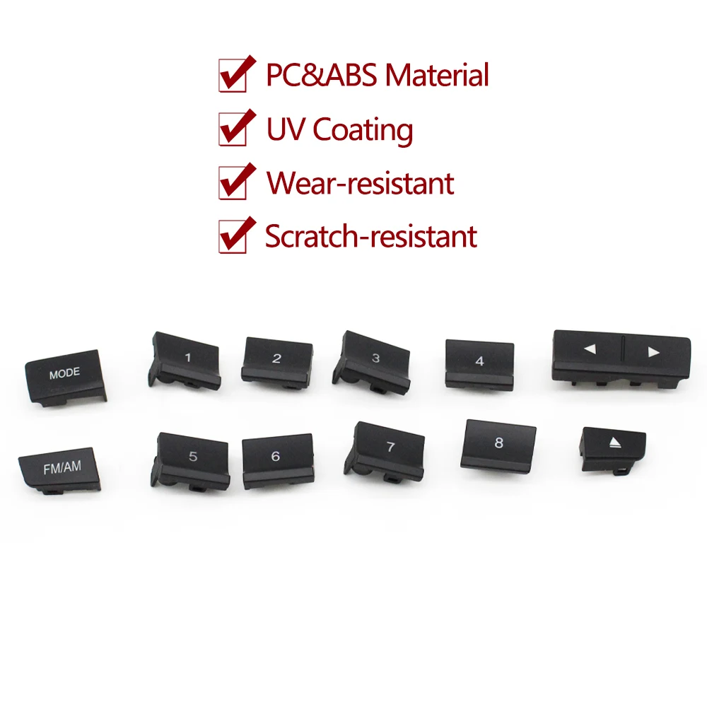 Car Front Dashboard Radio CD Player Digit Button Switch Buttons Cover Trim For BMW M3 M4 F20 F21 F22 F30 F32 F35 F34 F36