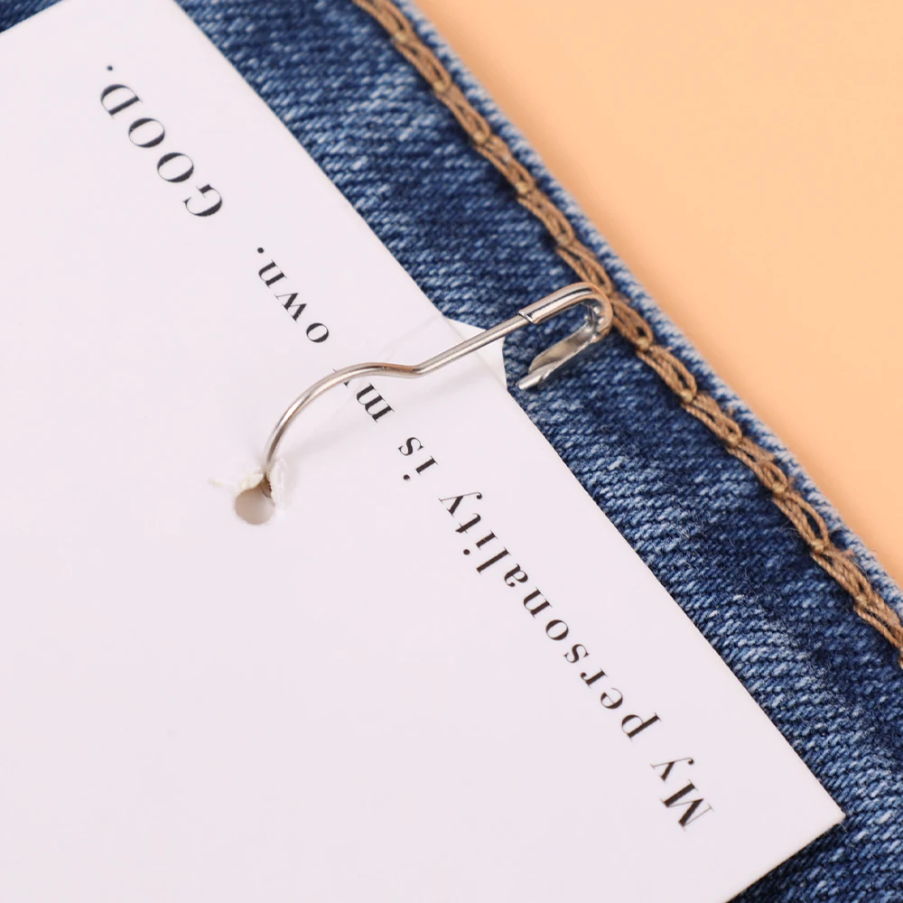 100Pcs Colors Safety Pins Gourd Pear Shaped Bulb Pins Metal Clips Knitting Stitch Marker Tag Hangtag Pin Fastener Craft DIY Tool