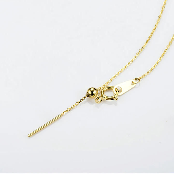 EMANCO Adjustable Length Pendant Necklace Stainless Steel Choker Necklace Women's Fashion DIY Jewelry Charm