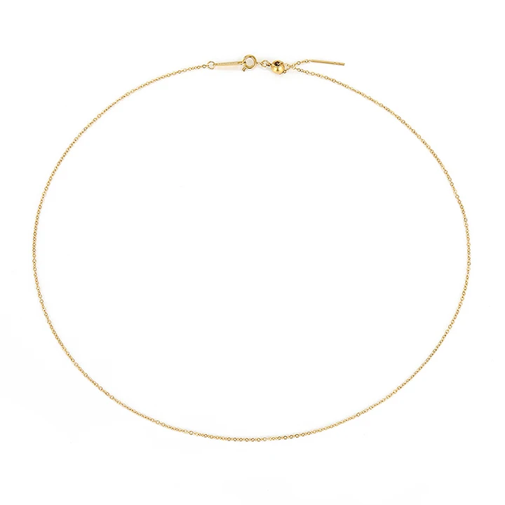 EMANCO Adjustable Length Pendant Necklace Stainless Steel Choker Necklace Women's Fashion DIY Jewelry Charm