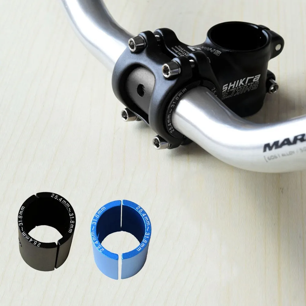 Bicycle Bike Handlebar Shim Adapter Bike Fork Stem Spacers Reducer 25.4-31.8MM/31.8-35MM Aluminum Alloy Bicycle Headset Washer