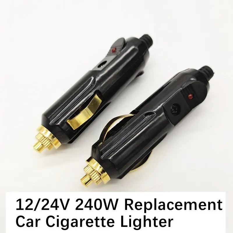 Motorcycle accessories New 12/24V 240W 20A 12V 24V Replacement Car Cigarette Lighter Power Plug DC Adapter Charger