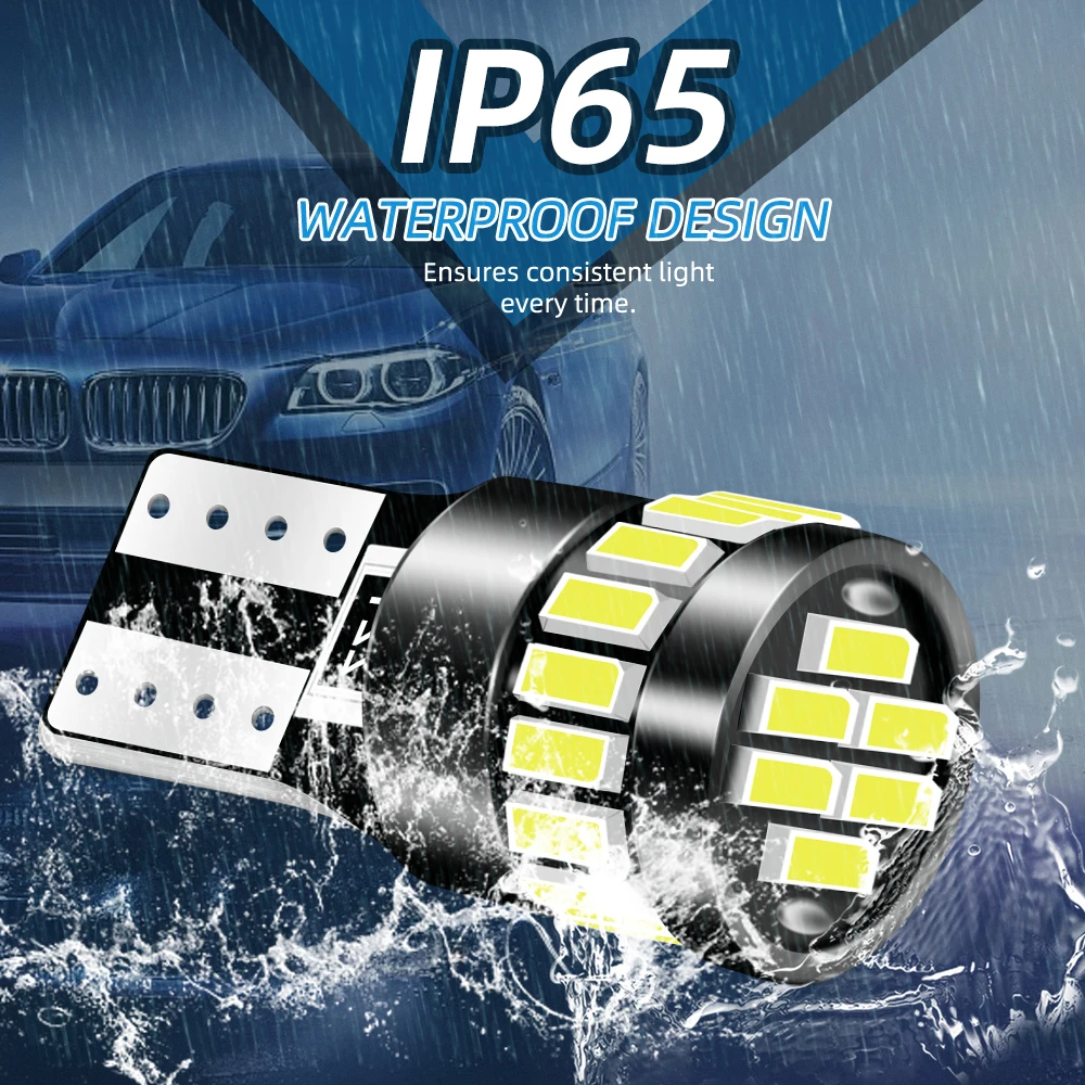 2x W5W T10 21SMD Led Bulbs Canbus Car Interior Light Bulbs Parking Position Lamp Map Dome Reading Lights